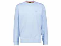 BOSS ORANGE Sweatshirt Westart mit BOSS Logopatch, blau