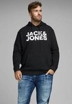 Jack & Jones PlusSize Kapuzensweatshirt CORP LOGO SWEAT HOOD Bis Gr&ouml;&szlig;e 6XL