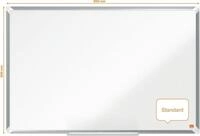 NOBO Magnettafel Whiteboard Premium Plus Stahl magnetisch 900x600mm wei&szlig;