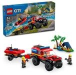 LEGO&reg; LEGO&reg; City 60412 Feuerwehrgel&auml;ndewagen mit Rettungsboot
