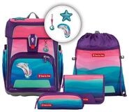 Step by Step Schulranzen Cloud Ocean - Schulranzen Set 5tlg. (Dolphin Lana)