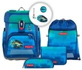 Step by Step Schulranzen Schulranzen-Set CLOUD OCEAN Space Craft Spike 5-teilig