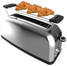 Cecotec 2-in-1-Toaster Toastin' time 850 Inox Long, 850 W, Toastin' time 850...