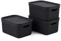 ROTHO Aufbewahrungsbox Jive Dekobox 3er-Set Aufbewahrungskorb 5l...