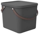 ROTHO Aufbewahrungsbox Albula Aufbewahrungsbox 40l mit Deckel, recyceltem Kunststoff