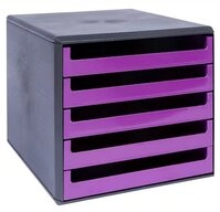M&M Organizer M&M Schubladenbox DIN A4 mit 5 Schubladen
