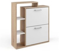 Vicco Schuhkipper Orlando, Wei&szlig;/Sonoma, 80 x 128.3 cm mit 3 F&auml;chern (1 St)