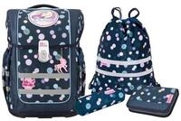 McNeill Schulranzen Ergo Compacto, Polly (Set, 5-tlg), inkl. Federm&auml;ppchen,