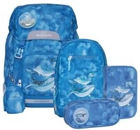 Beckmann Schulranzen Classic (6tlg., inkl. Sportrucksack, Federm&auml;ppchen,