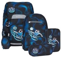 Beckmann Schulranzen Classic (6tlg., inkl. Sportrucksack, Federm&auml;ppchen,