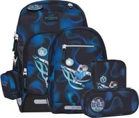 Beckmann Schulrucksack Active Air (6tlg., inkl. Sportrucksack, Federmappe,