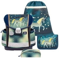 Belmil Schulranzen "Classy" 2026 Set 1. Klasse neue Designs, Einhorn, 4tlg.,1.
