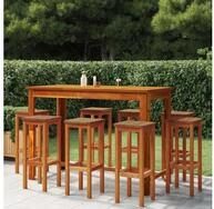 vidaXL Sitzgruppe vidaXL Barhocker 8 Stk. Massivholz Akazie