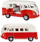 SIEPER Modellbus siku VW T1 Bus rot/wei&szlig;