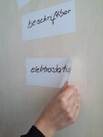 FRANKEN Moderationskoffer Moderationskarten selbsthaftend Rechteck 105x95mm...