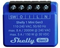 Shelly Relais &middot; max 8A &middot; 1 Kanal Shelly_Plus_1_Mini_G3...