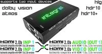 HDFURY HDFury Integral 2, 4K HDR-Splitter, HDMI Audio-Extraktor, unterst&uuml;tzt