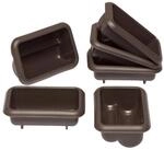 Lurch Backform Mini Stollen FlexiForm braun Silikon 6er Set