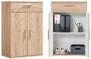 mokebo Mehrzweckschrank Der Praktische (60x90 cm, mit Schublade) B&uuml;roschrank,