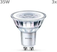 Philips Hue LED-Leuchtmittel LED classic Lampe 35W GU10 warmwei&szlig; 255lm 3er...