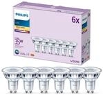 Philips LED-Leuchtmittel Classic 35W Non-Dim, GU10, 6 St., Warmwei&szlig;