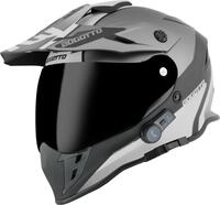 Bogotto Motocrosshelm H331 BT Tour EVO Bluetooth Enduro Helm, vorbereitet f&uuml;r