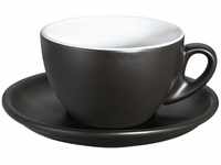 Cilio Tasse Cappuccinotasse Kaffee-Tasse mit Untertasse dickwandig cilio ROMA,