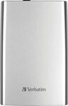 Verbatim VERBATIM Externe USB 3.0 Festplatte Store 'n' Go, 1 TB, silber externe