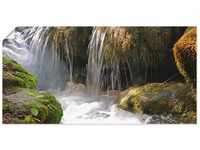 Artland Wandbild Wasserfall, Gewässer (1 St), als Leinwandbild, Poster,