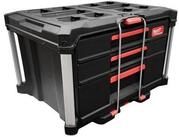 Milwaukee Werkzeugkoffer Milwaukee PACKOUT 2+1 Set - Werkzeugkoffer mit Schubladen (1