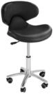 Physa Drehstuhl Friseurstuhl Rollhocker Kosmetikstuhl Arbeitshocker Hocker Schwarz,