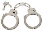 Fries Polizei-Kost&uuml;m Metall Handschellen mit 2 Schl&uuml;ssel Polizei Halloween Karneval