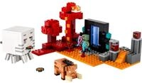 LEGO&reg; Minecraft 21255 Hinterhalt am Netherportal Spielbausteine, (Set, 352...
