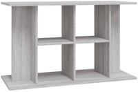 vidaXL Aquariumunterschrank Aquariumst&auml;nder Grau Sonoma 100x40x60 cm Holzwerkstoff