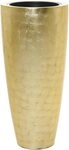 VIVANNO Pflanzk&uuml;bel Pflanzk&uuml;bel CITY Fiberglas Blattgold 37x80 cm (1 St),...