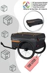 Qeridoo Fahrradlastenanh&auml;nger Qubee Cargo / Lastenanh&auml;nger