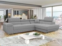 MIRJAN24 Ecksofa Torezio Cord, mit Bettkasten und Schlaffunktion, Einstellbare