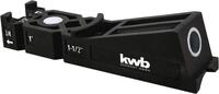 kwb Bohrer- und Bit-Set kwb Taschenloch-Bohrschablone/Bohrlehre inkl. 9 mm...