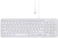 Perixx Wired White Compact USB UK Tastatur 11960 Tastatur