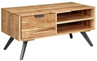 Wohnling Couchtisch WL6.154 95 cm Akazie Wohnzimmertisch Holz Sofatisch Massiv