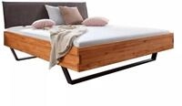 Main M&ouml;bel Massivholzbett Doppelbett 'Amelie' 200x200cm Wildeiche massiv
