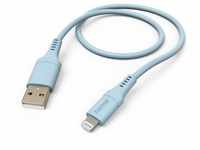 Hama Ladekabel Flexible", USB-A - Lightning, 1,5 m, Silikon, Blau USB-Kabel"