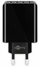 Goobay GOOBAY USB-Lader 44953, 4-fach, 3 A, 30 W, schwarz USB-Ladeger&auml;t