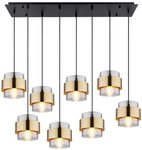 GLOBO LIGHTING H&auml;ngeleuchte MILLEY, ohne Leuchtmittel,