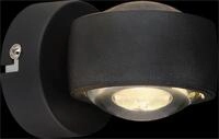 GLOBO LIGHTING LED Wandleuchte RANDI, LED fest integriert, Warmwei&szlig;,