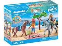 Playmobil® Konstruktions-Spielset Reitausflug an den Strand (71470), Horses of