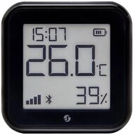 Shelly Shelly H&T Gen 3 Matte Black Funk-Temperatursensor, -Luftfeuchtesenso