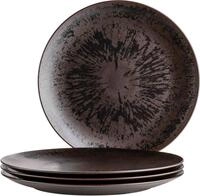 M&Auml;SER Platzteller Platzteller-Set Metallic Bronze, aus Keramik, Set, 4-tlg.