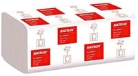 KATRIN Papierhandtuch, 2-lagig, Tissue, Z-Falzung, wei&szlig;, 22,4x23 cm, 4000 Blatt