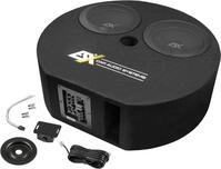 ESX DBX800A, Aktiv-Subwoofer f&uuml;r die Reserveradmulde, 2x20cm (8) Auto-Subwoofer (400